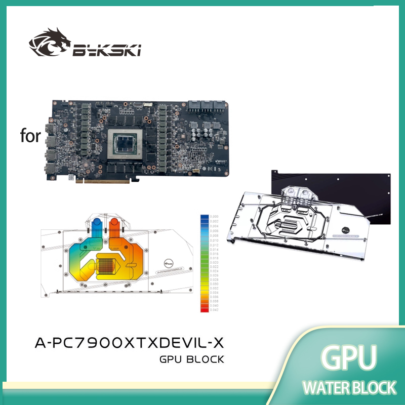 Bykski A-PC7900XTXDEVIL-X GPU  - đánh giá và giá Rx 7900 Xtx 24Gb Video Card
