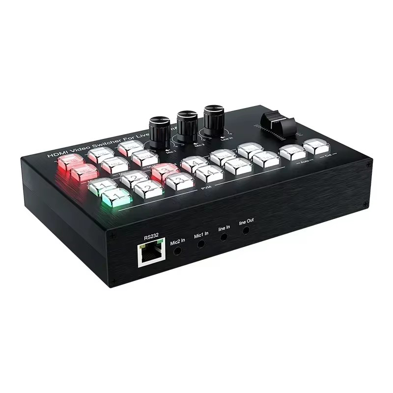 4K HDMI Video Switcher Mic Mix - đánh giá và giá 4 Hdmi Multi Monitor Video Card 4K